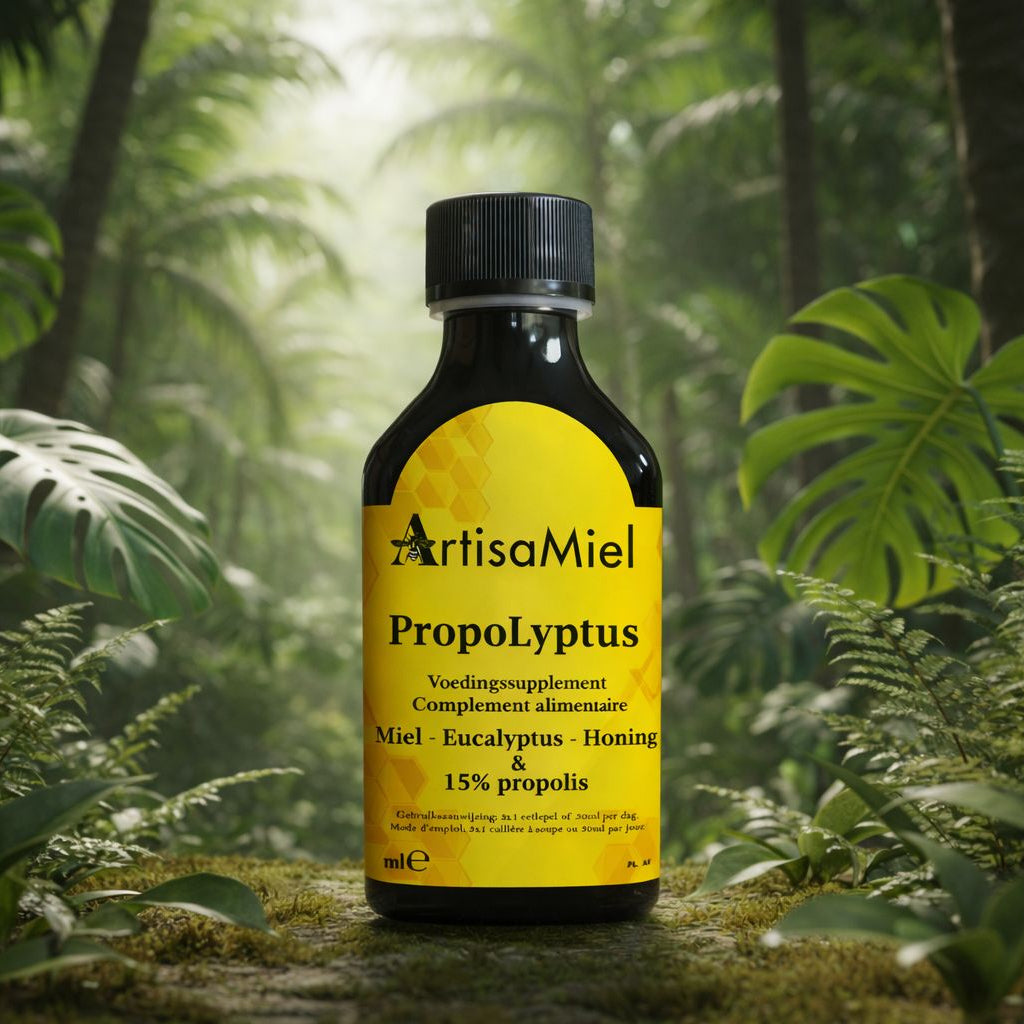 PropoLyptus 200 ml – Verzachtende siroop met propolis en eucalyptushoning
